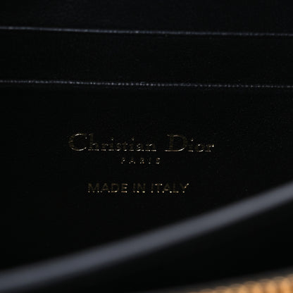 Christian Dior Lambskin Enamel Macrocannage Dioramour Mini Miss Caro Bag Black Red 5 of 9