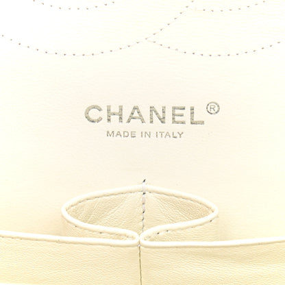 Chanel Caviar Quilted Jumbo Double Flap White 6 of 14