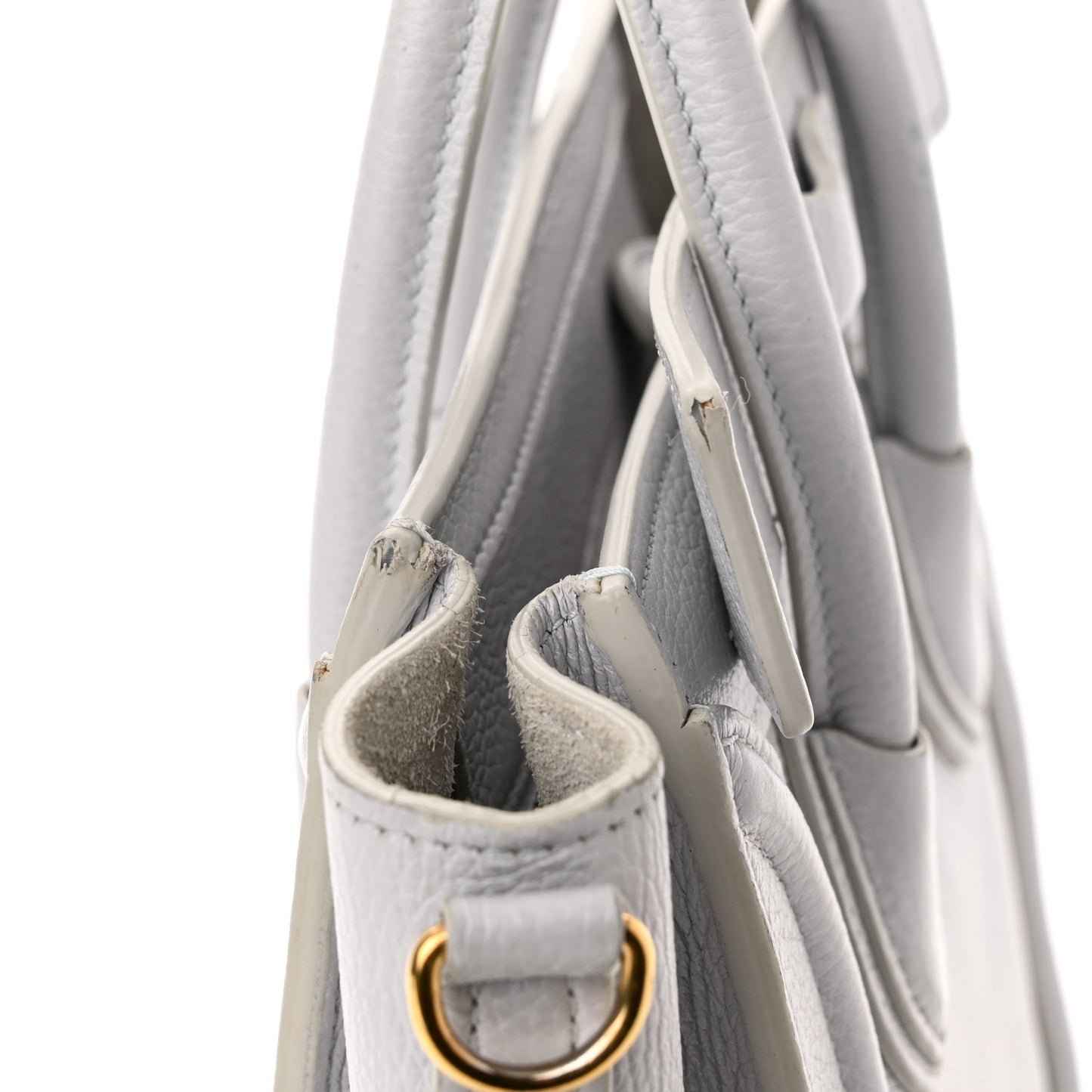 Drummed Calfskin Nano Luggage Lune