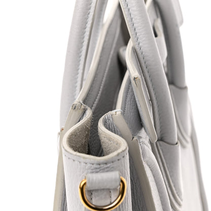Celine Drummed Calfskin Nano Luggage Lune 13 of 17