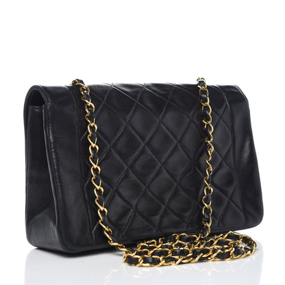 Chanel Lambskin Quilted Medium Single Flap Black 3 of 11