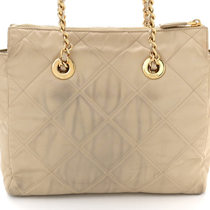 Prada Re-Nylon Stitched Re-Edition 1995 Chaine Small Tote Bag Desert Beige 9 of 11