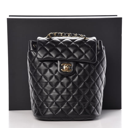 Chanel Calfskin Quilted Mini Urban Spirit Backpack Black 9 of 9