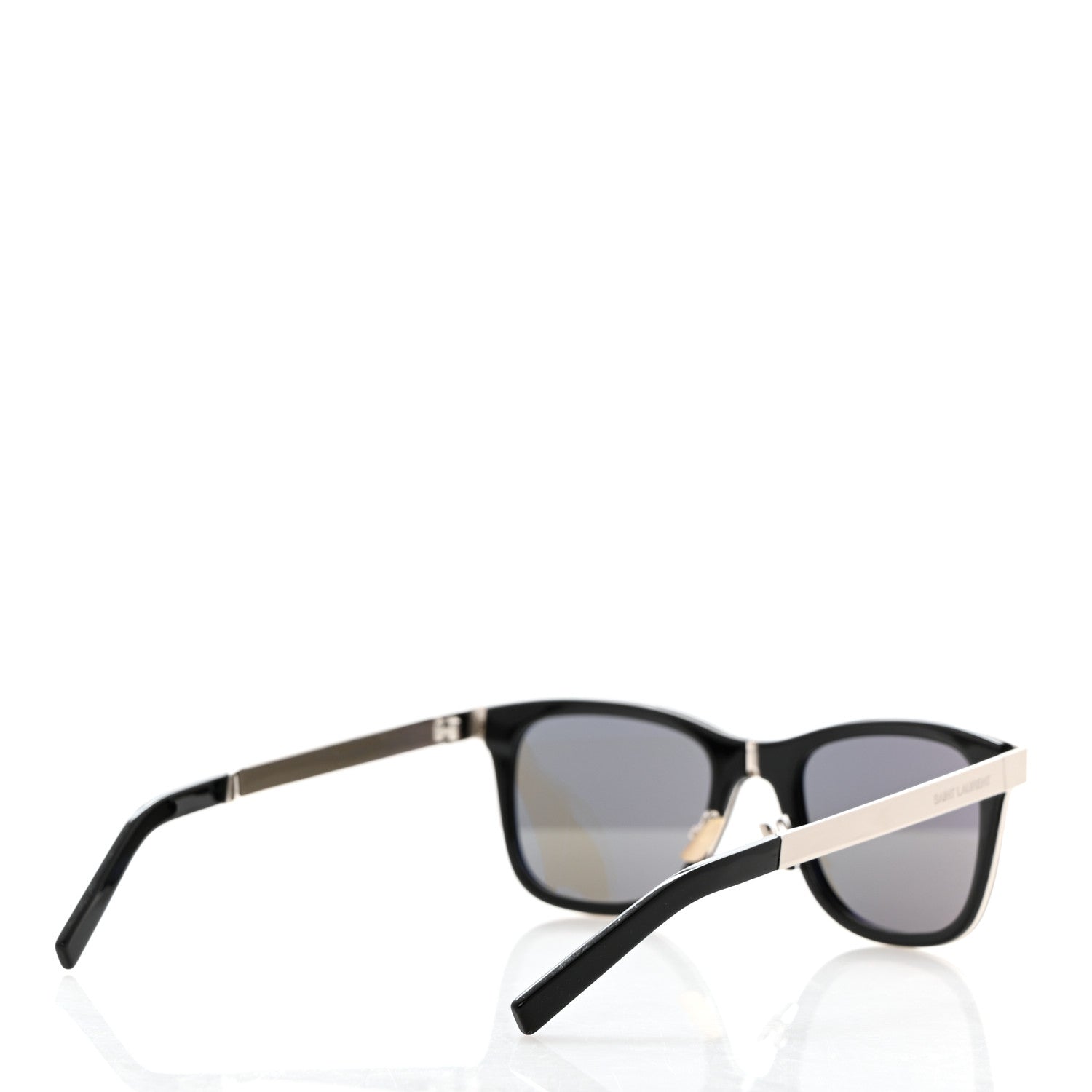 Saint Laurent Acetate Square Sunglasses SL 51 Black 4 of 8