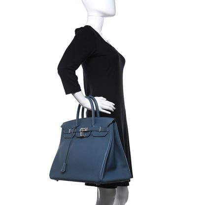 Hermes Fjord Birkin 40 Bleu Tempete 2 of 11