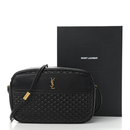 Saint Laurent Lambskin Quilted Victoire Camera Bag Black 11 of 11