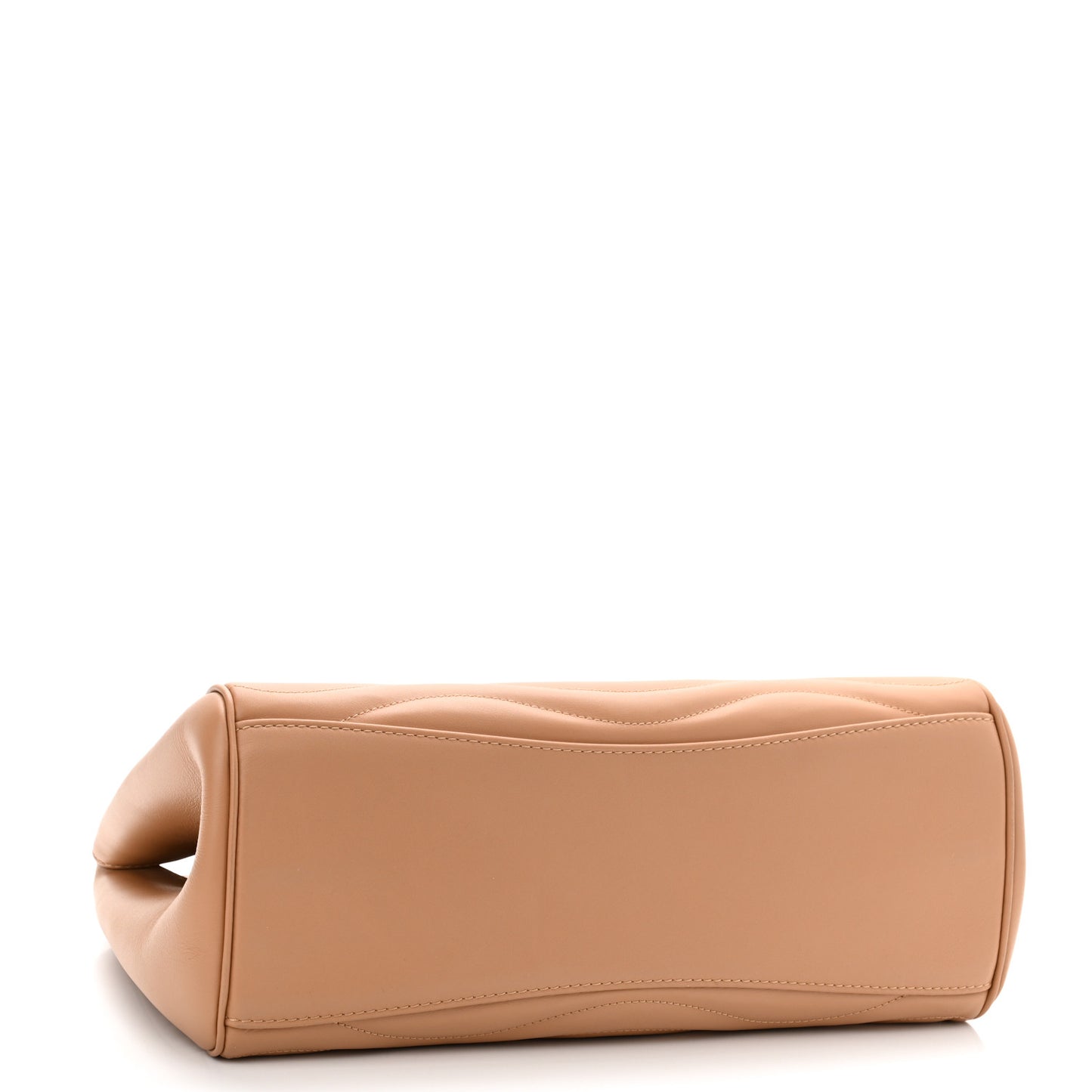 Calfskin New Wave Chain Tote Noisette