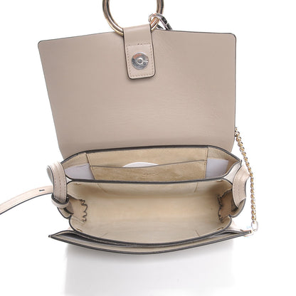 Chloe Suede Calfskin Small Faye Shoulder Bag Motty Grey 5 of 7