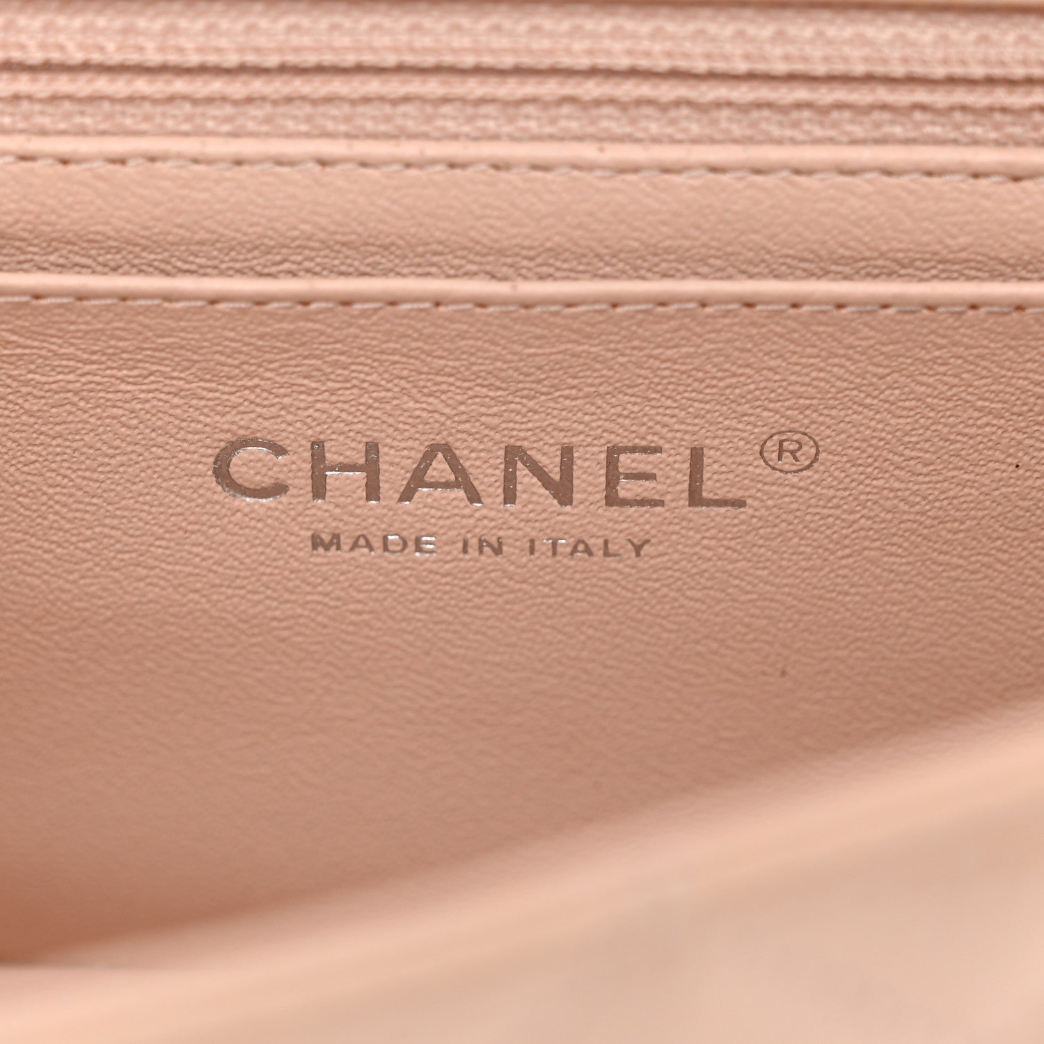 Chanel Caviar Quilted Mini Rectangular Flap  Light Beige 7 of 13