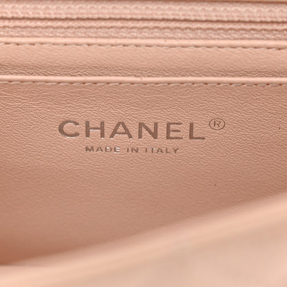 Chanel Caviar Quilted Mini Rectangular Flap  Light Beige 7 of 13