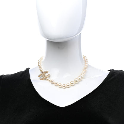 Chanel Pearl CC 100th Anniversary Necklace Light Gold 2 of 6