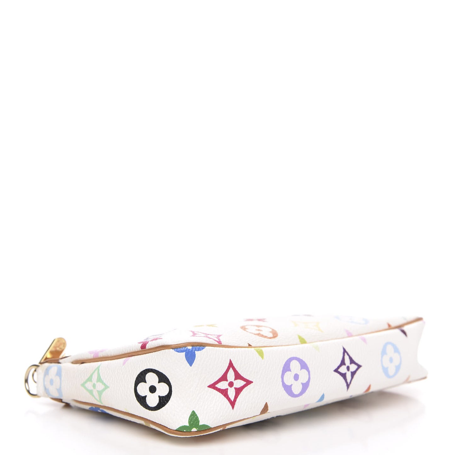 Monogram Multicolor Pochette Accessories White