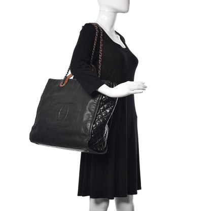 Chanel Iridescent Calfskin In the Mix Tote Black 2 of 17