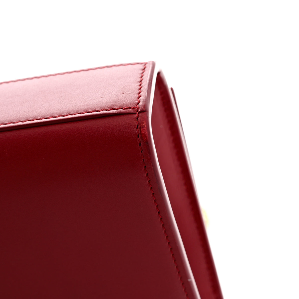 Smooth Calfskin Medium Classic Monogram Kate Tassel Satchel Lipstick Red