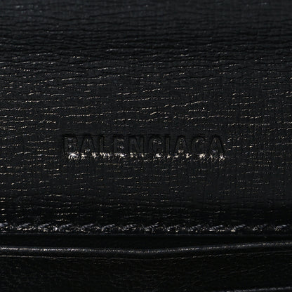 Balenciaga Calfskin Stripe Embossed Gossip Chain Bag XS Black 6 of 8