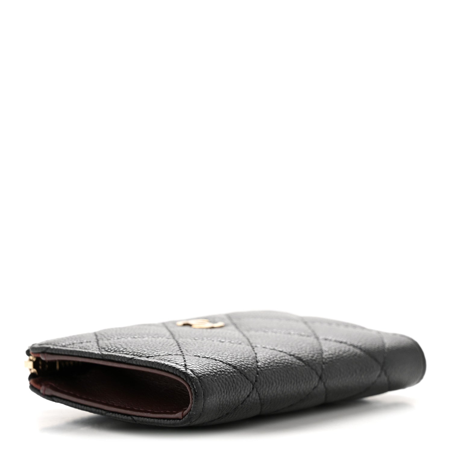 Chanel Caviar Quilted Zipped Key Holder Case Black 4 of 8
