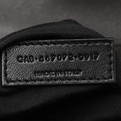 Saint Laurent Calfskin Y Quilted Monogram Toy Loulou Crossbody Bag Earth 8 of 11