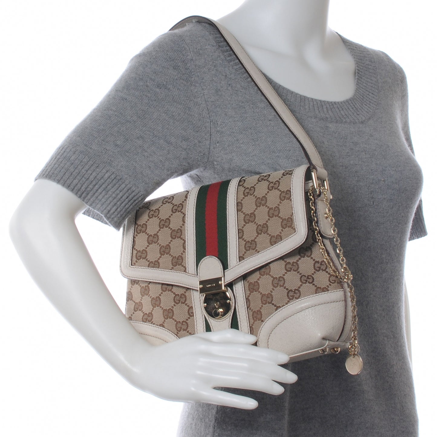 Monogram Treasure Flap Ivory