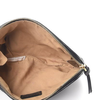 Bottega Veneta Nappa Intrecciato Medium Cosmetic Pouch Bag Black 5 of 11