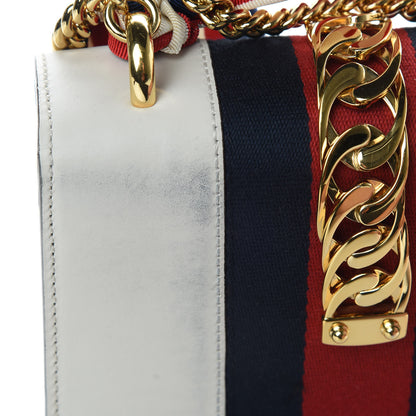 Gucci Calfskin Mini Sylvie Chain Shoulder Bag White 15 of 15