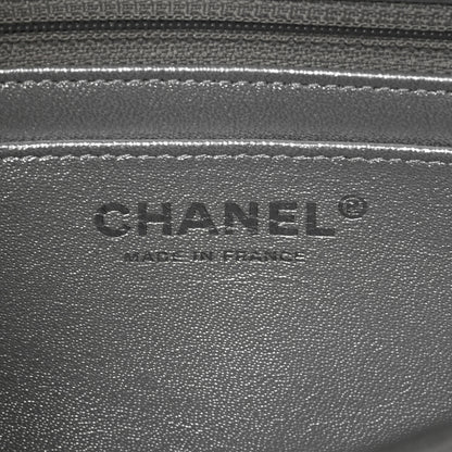 Chanel Metallic Lambskin Quilted Mini Rectangular Flap Silver 6 of 9