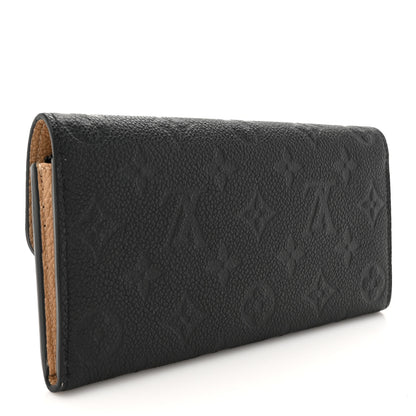 Louis Vuitton Empreinte Emilie Wallet Black Dune 3 of 7