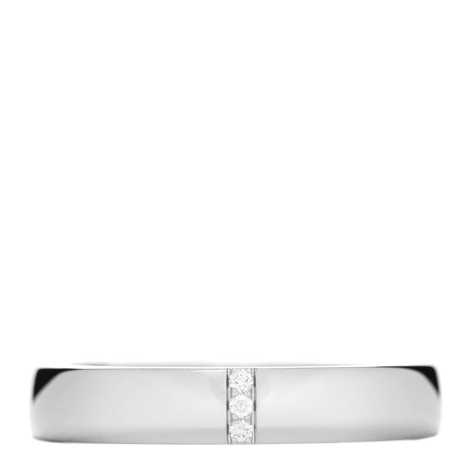 Harry Winston Platinum Diamond Vertical Row Wedding Band Ring 60 9.25 1 of 5