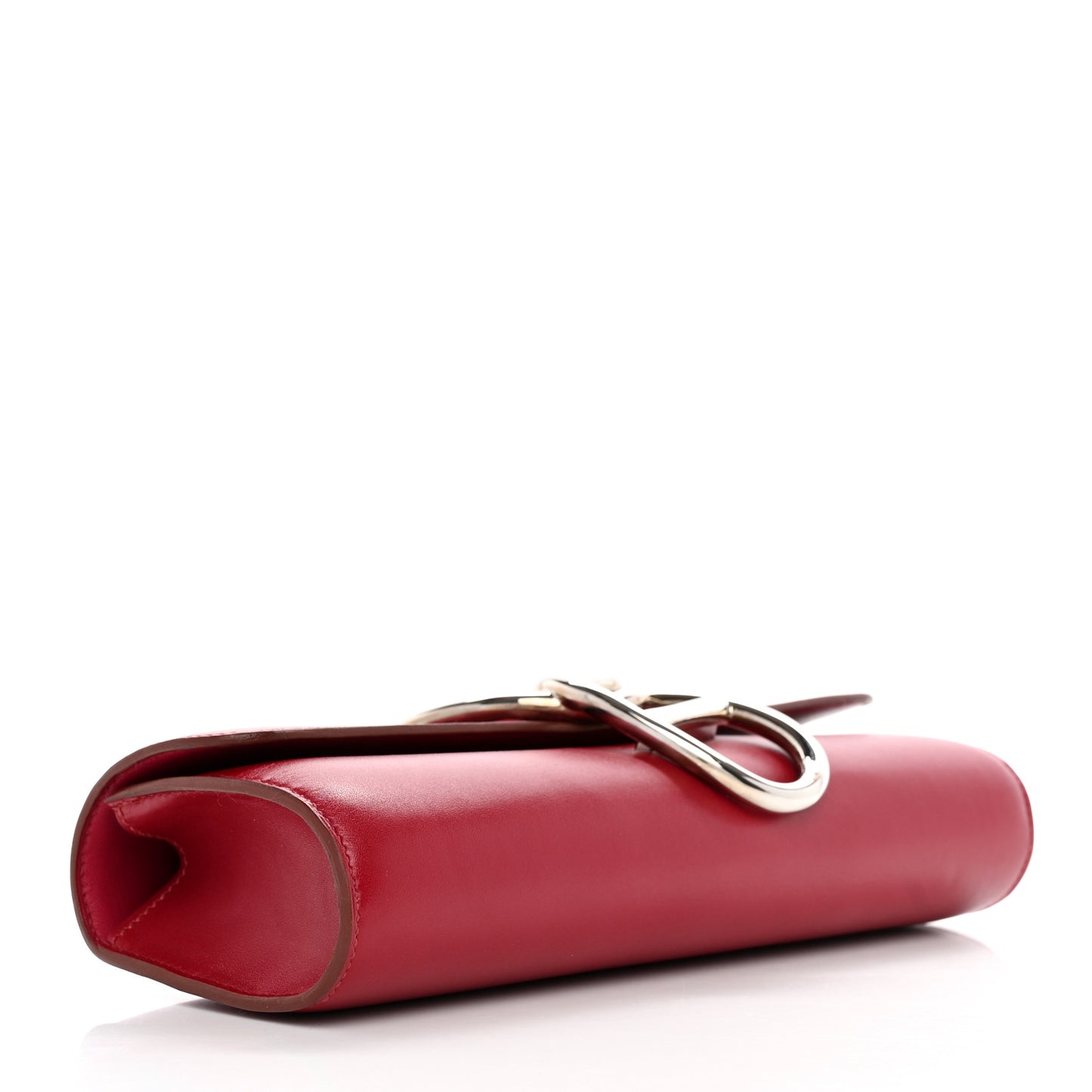 Tadelakt Egee Clutch Rouge Vif