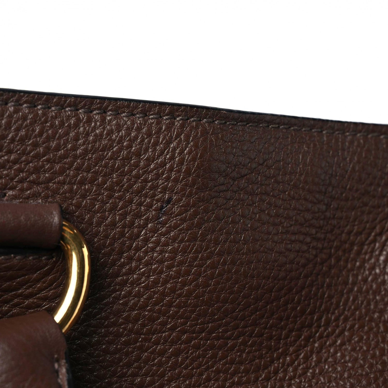 Prada Vitello Daino Shopping Tote Palissandro 12 of 14