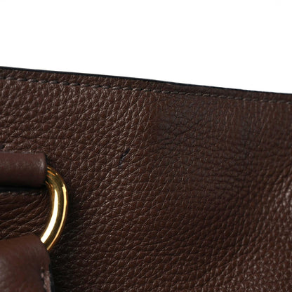 Prada Vitello Daino Shopping Tote Palissandro 12 of 14