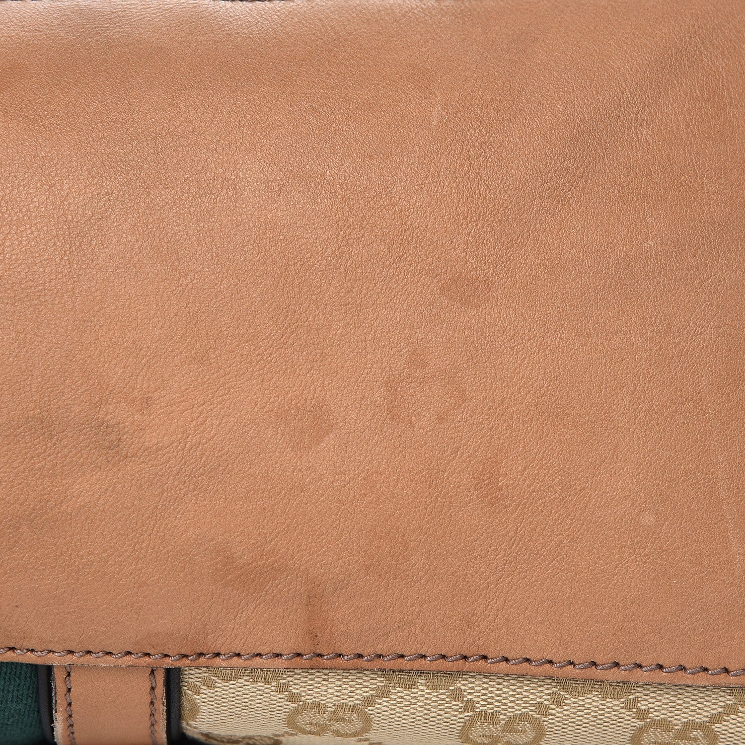 Gucci Monogram Web Medium Rania Top Handle Bag Sand 9 of 10