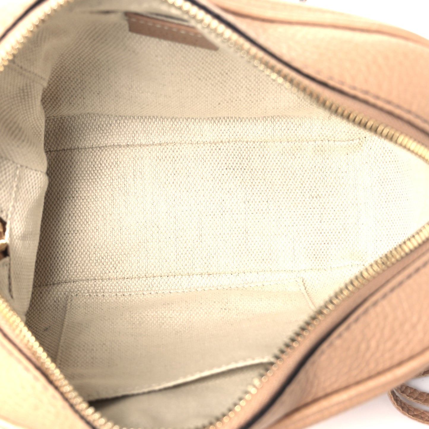 Pebbled Calfskin Small Soho Disco Bag Camelia