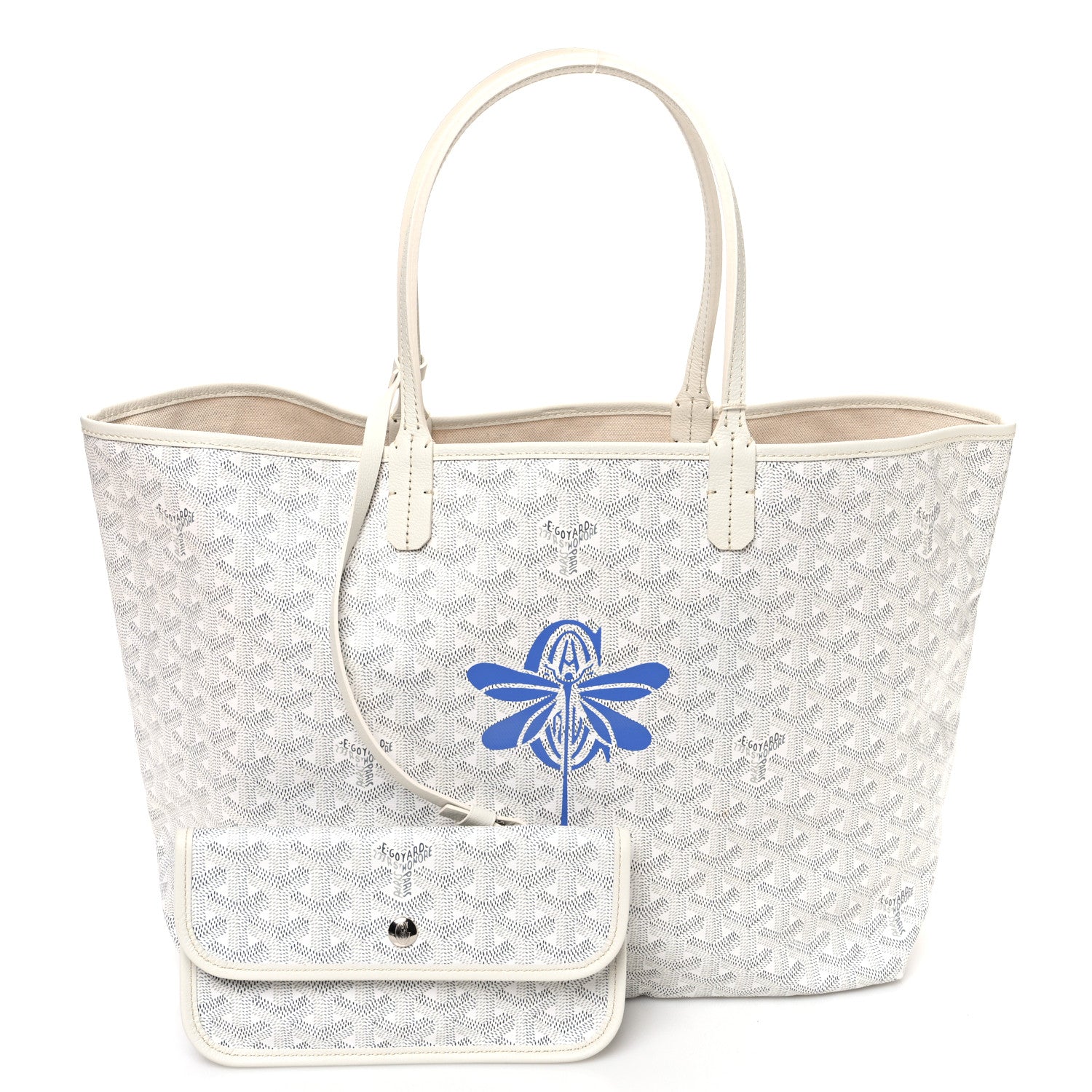 Goyard Goyardine Dragonfly Saint Louis PM White 3 of 11