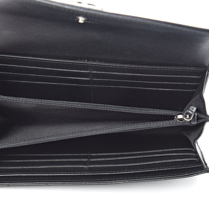 Chanel Lambskin Quilted Boy Flap Wallet Black 5 of 10