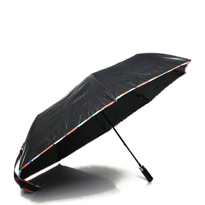 Chanel Nylon Quilted Umbrella With Case Black 1 of 6