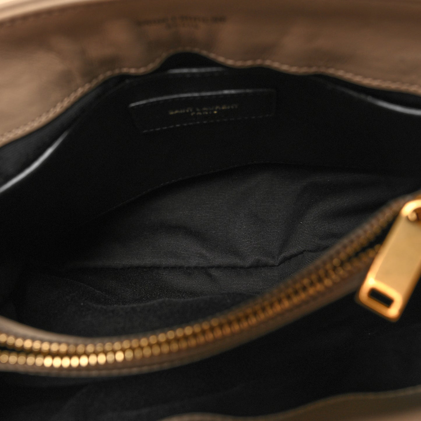 Calfskin Y Quilted Monogram Small Loulou Chain Satchel Light Natural