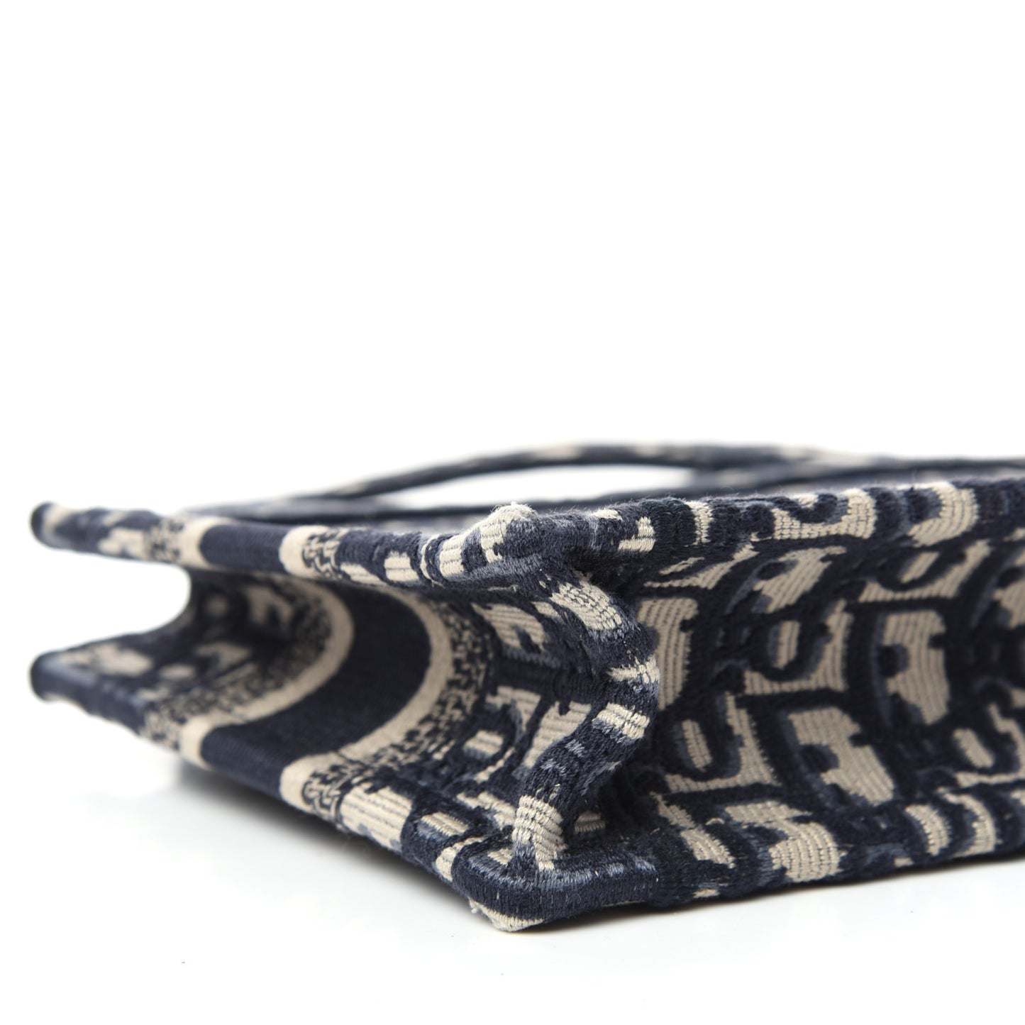 Oblique Mini Book Tote Blue Multicolor
