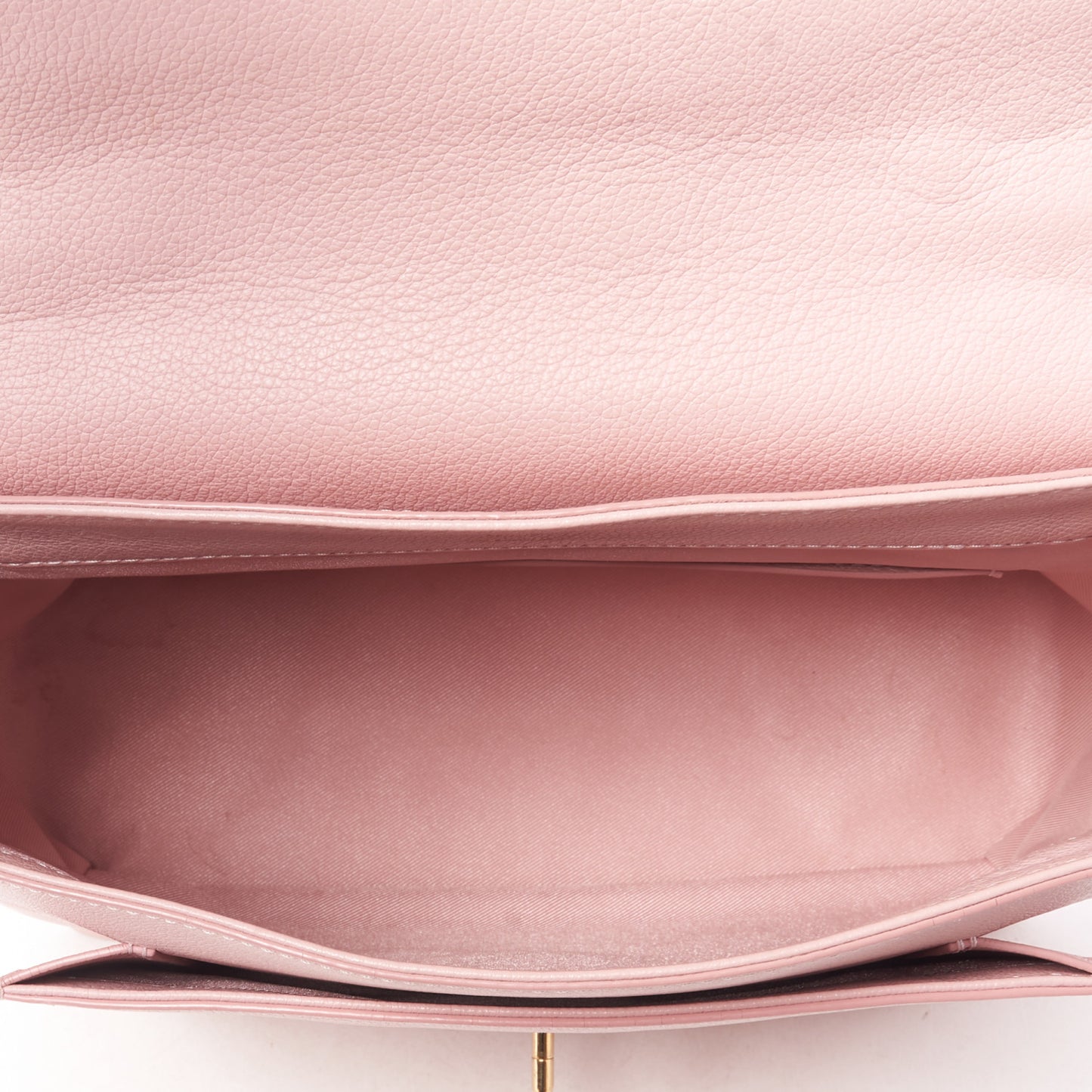 Calfskin Lockme PM Rose Ballerine
