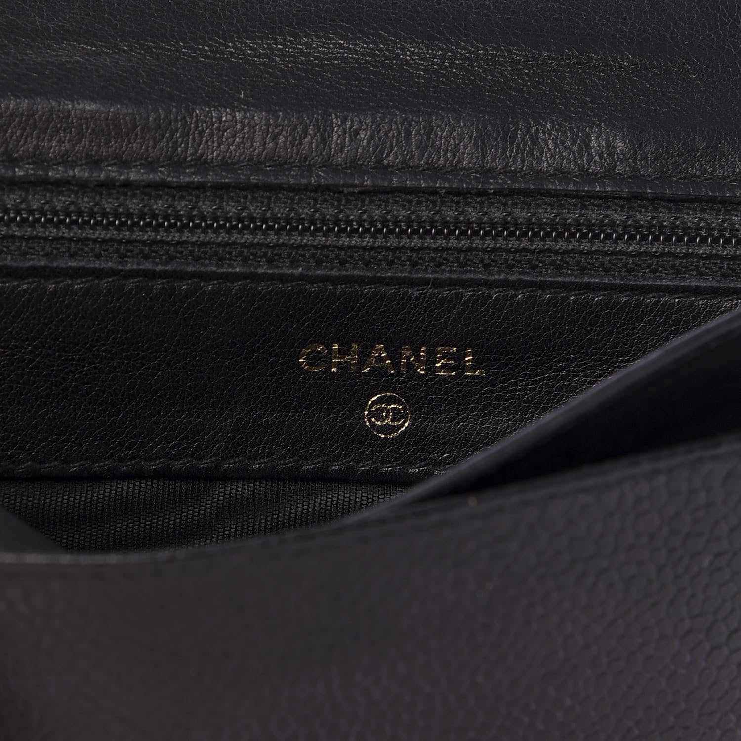 Chanel Caviar Timeless CC Flap Wallet Black 5 of 8