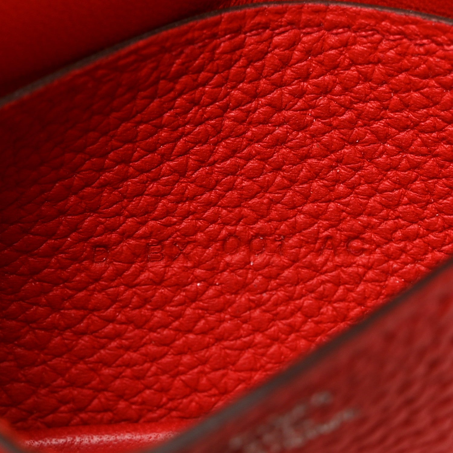 Hermes Togo Dogon Card Case Rouge Pivoine 7 of 11