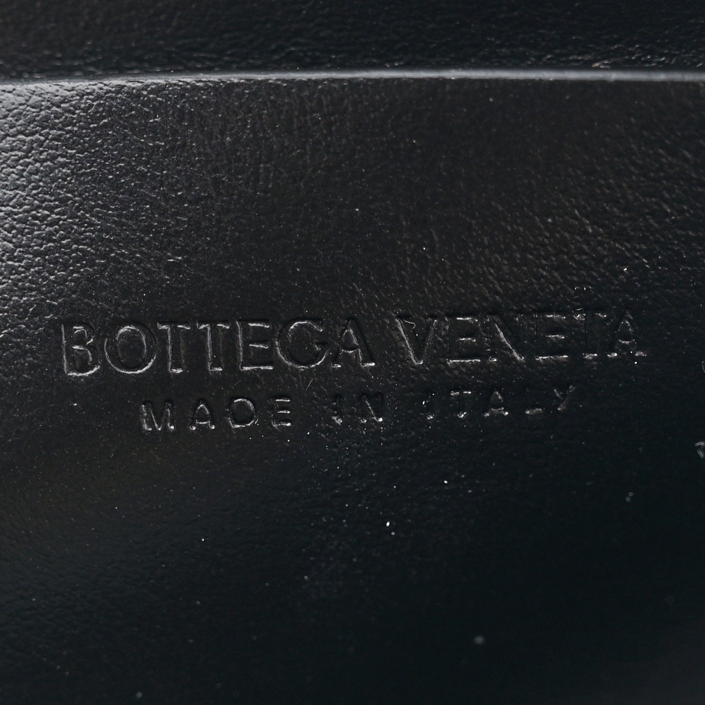 Nappa Intrecciato Concert Pouch Black