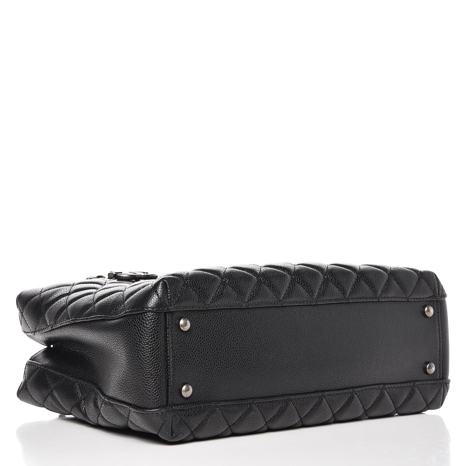 Chanel Caviar Quilted Small City Shopping Tote Black 4 of 7