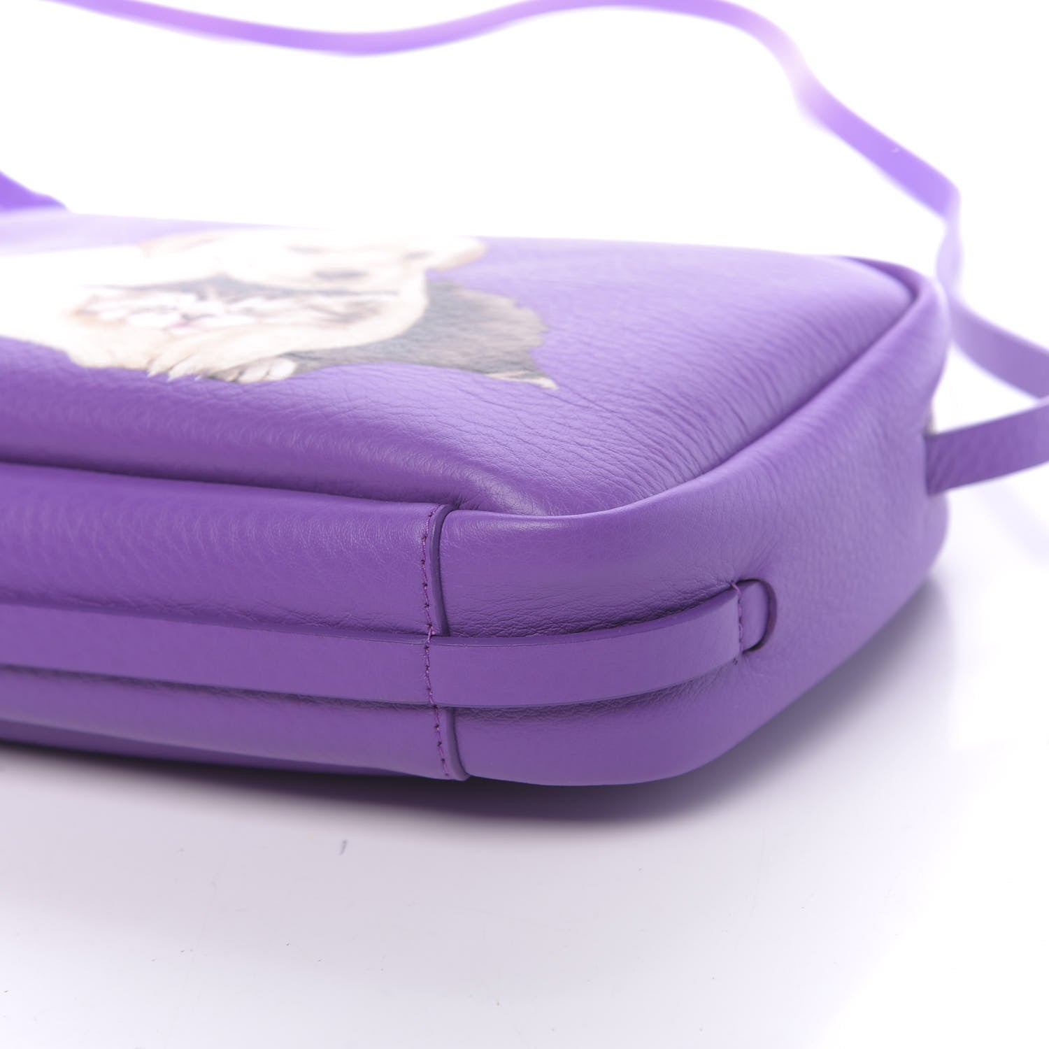 Balenciaga Calfskin Puppy and Kitten Everyday S Camera Bag Purple 10 of 10