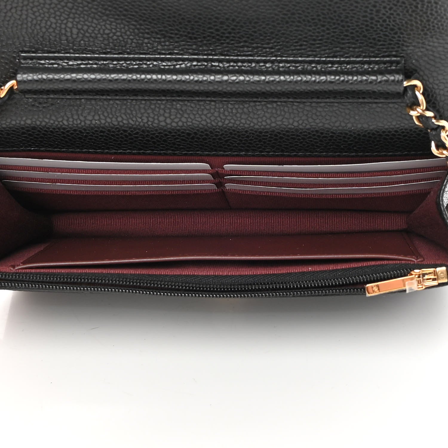 Chanel Caviar Quilted Wallet On Chain WOC Black 5 of 13