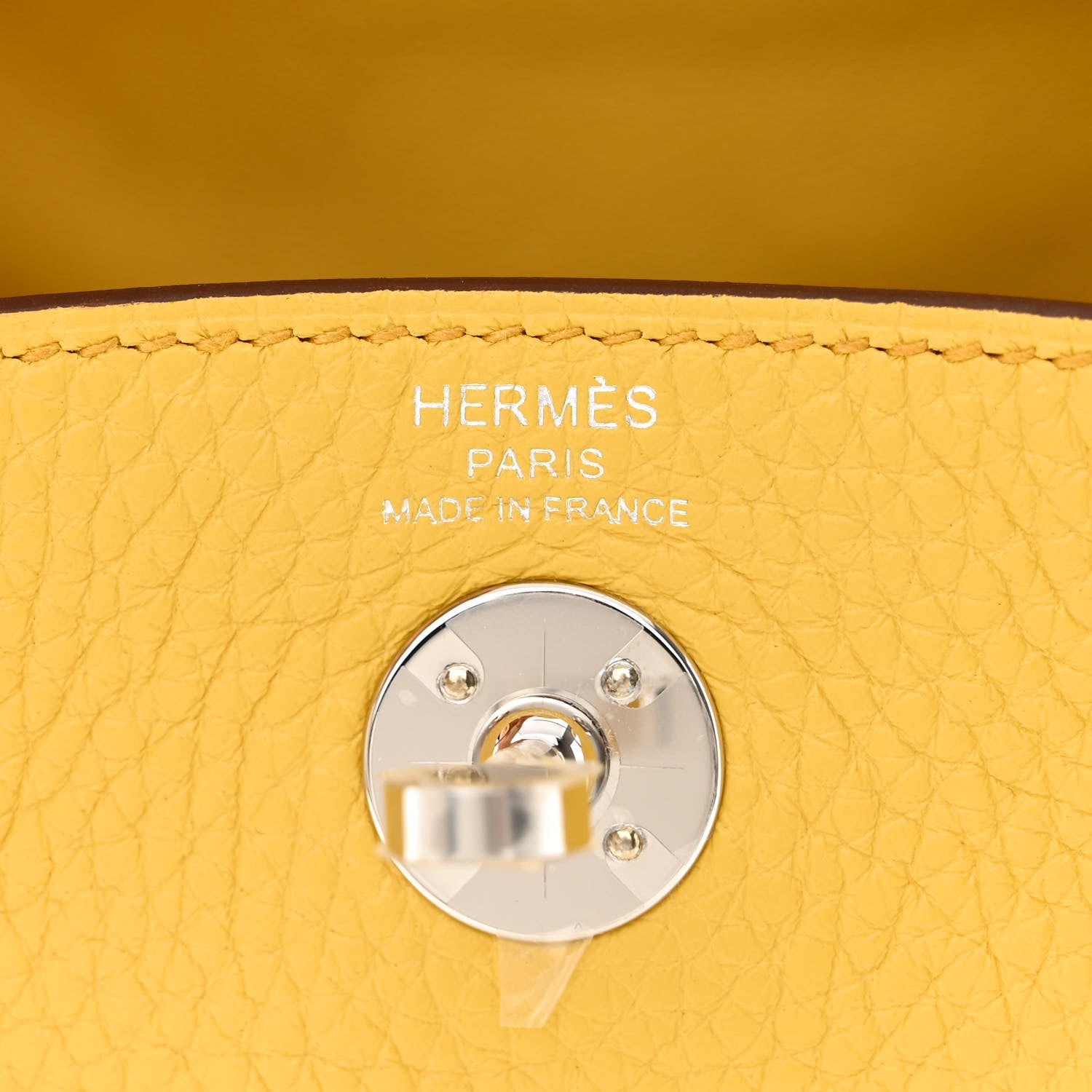 Hermes Taurillon Clemence Mini Lindy 20 Sun 6 of 11