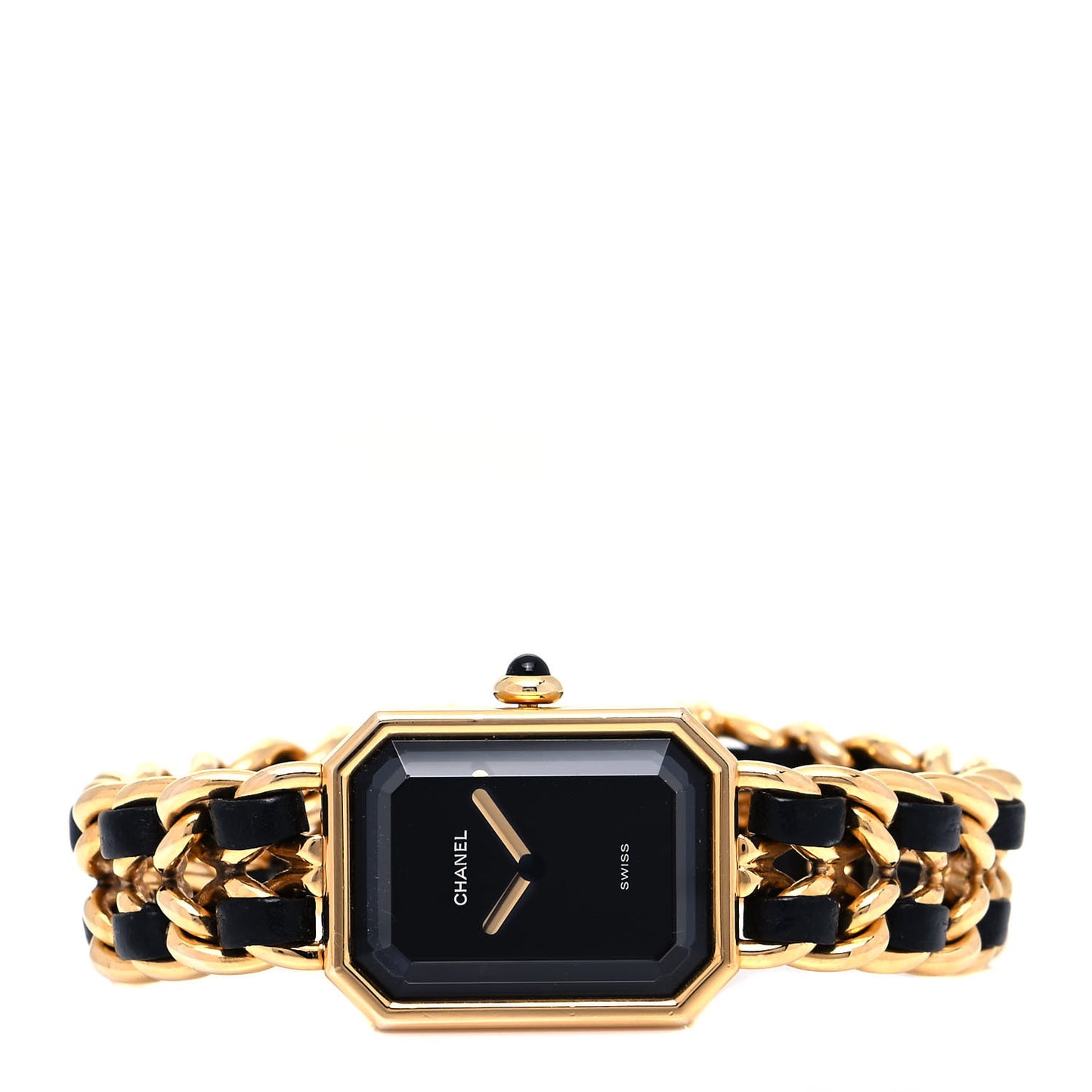 Stainless Steel Lambskin 20mm Chain Premiere Quartz Watch Gold M