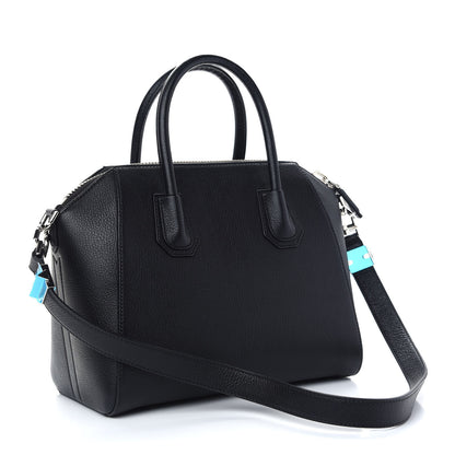 Givenchy Sugar Goatskin Striped Small Antigona Black Red 3 of 9