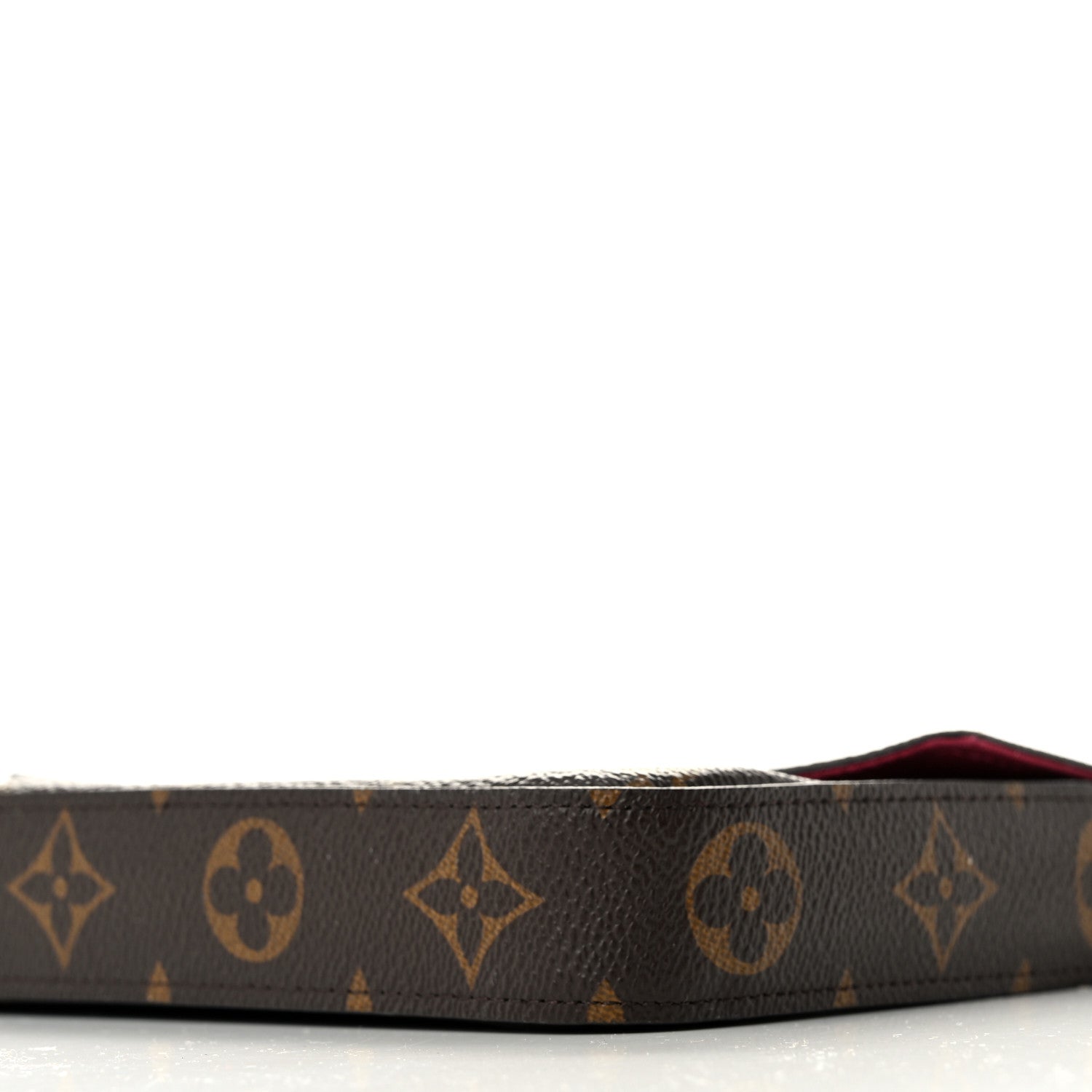 Louis Vuitton Monogram Pochette Felicie Chain Wallet Fuchsia 12 of 12