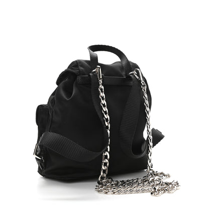 Prada Nylon Vela Mini Crossbody Backpack Black 3 of 10