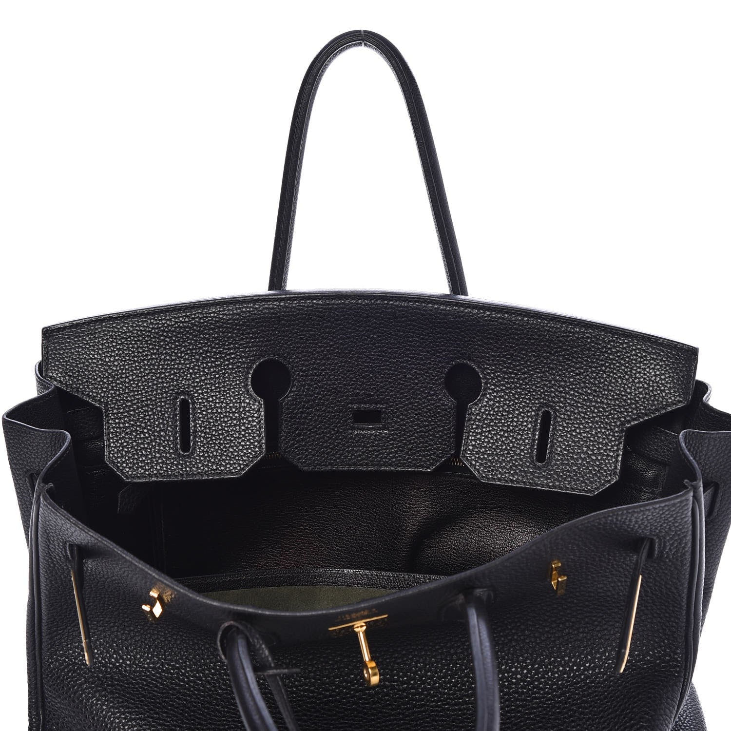 Hermes Taurillon Clemence Birkin 35 Black 28 of 32